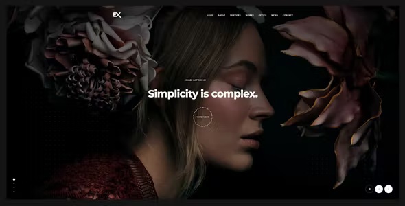 Best One Page Portfolio Template