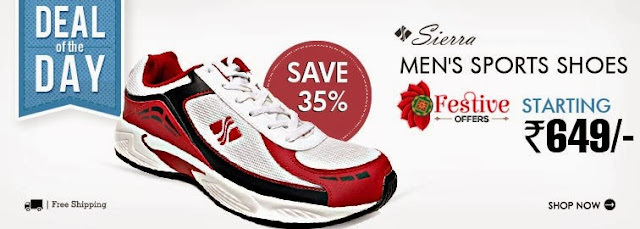 Sierra Men’s Sports Shoes at Flat Rs. 649