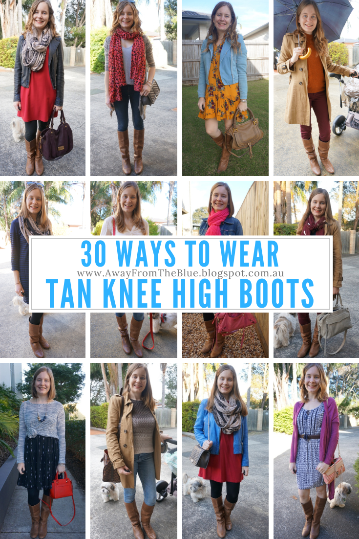 8 Ways to Wear Knee-High Tan Boots - Not Dressed As Lamb