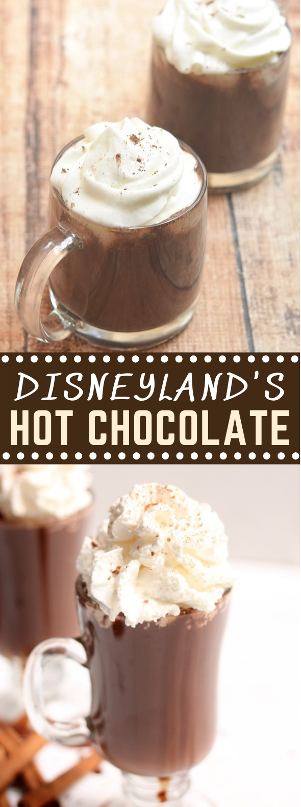 DISNEYLAND’S HOT CHOCOLATE #drinks #milk