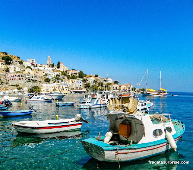 Ilha de Symi na Grécia