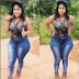 Young Lady with big hips causes commotion in the internet with curvy pics