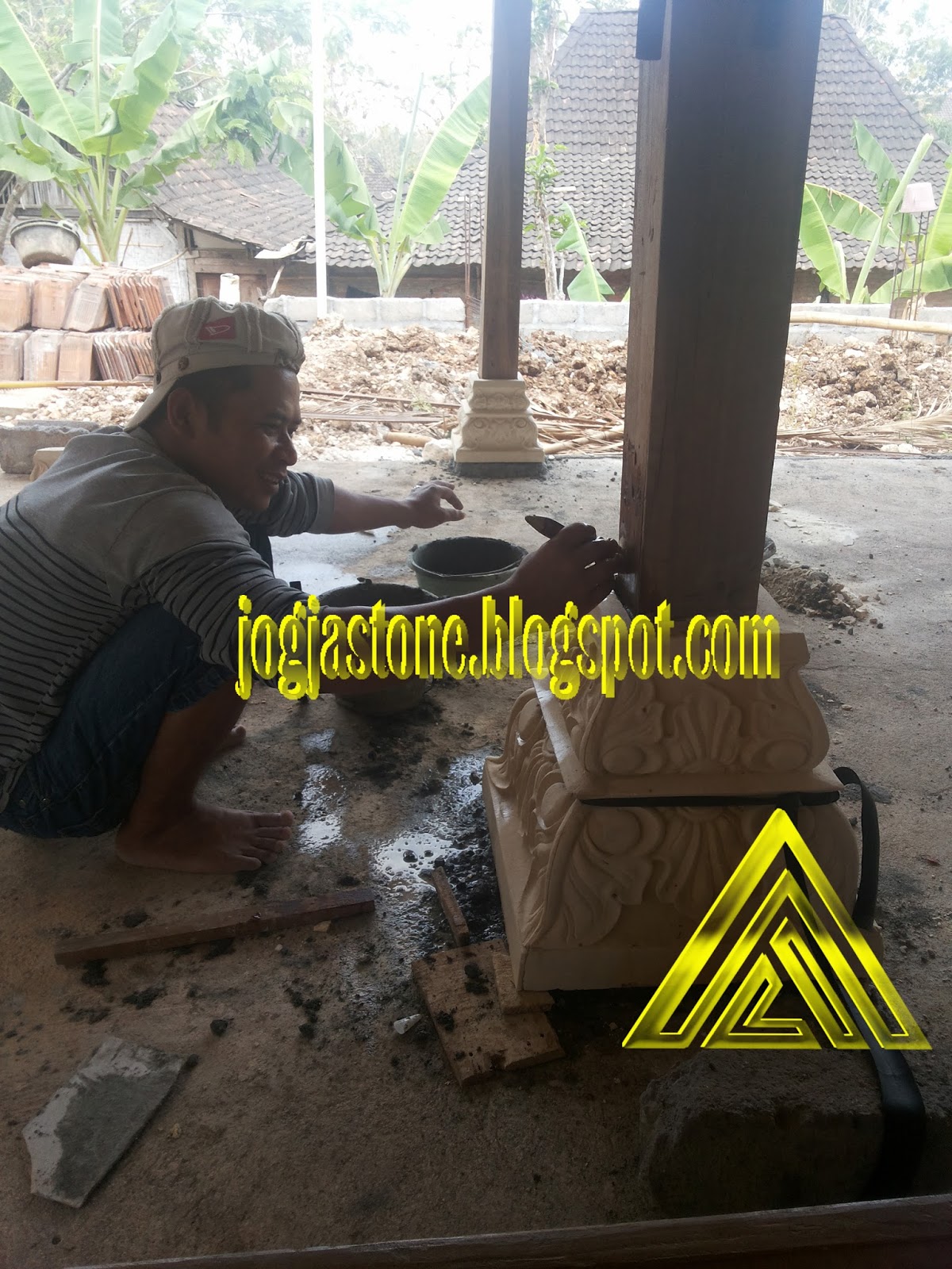 UMPAK RUMAH - Kerajinan Ukir Batu Alam paras jogja,batu putih