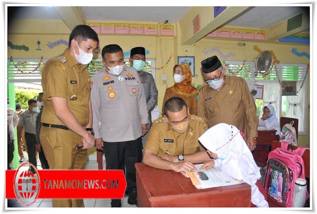  Wagub Audy Tinjau Pelaksanaan Sekolah Tatap Muka di Sawahlunto