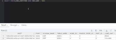 Efficient Memory Storage and Data Loading of SAP HANA Column Tables