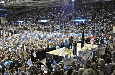 Bernie Sanders rally in Portland, OR