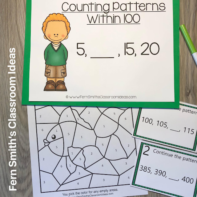 Click Here to Download this 2nd Grade Math Counting Patterns Within 100 Bundle Today!