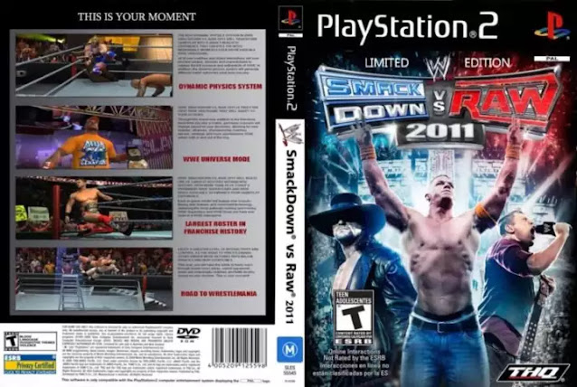 WWE SMACKDOWN VS. RAW 2011 PS2 ISO DOWNLOAD (USA)