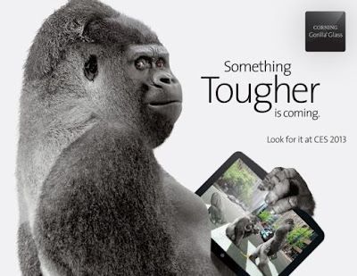 Corning promises Gorilla Glass 3 For CES 2013