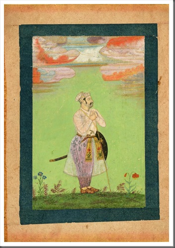 Mughal Officer c. 1650 (©Anne S. K. Brown Military Collection, Brown University Library)