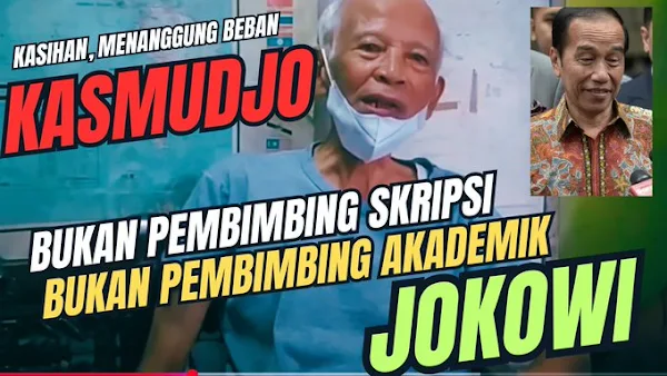 dipaksa mengaku sebagai Dosen Pembimbing Skripsi Pak Kasmudjo akhirnya ngaku bukan dosen pembimbing skripsi dan bukan dosen pembimbing akademik. Fix Mulyono ngibul