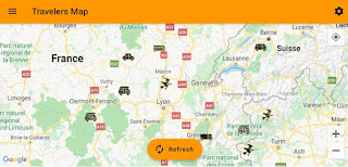 Travelers Map: how to meet other travellers easily