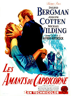 LES AMANTS DU CAPRICORNE. Cartel: 120 x 160 cms. Francia. Diseño: Roger Soubie. Imprenta: Imp. de la Cinématographie Française, París. ATORMENTADA. Under Capricorn. 1949. Reino Unido. Dirección: Alfred Hitchcock. Reparto: Ingrid Bergman, Joseph Cotten, Michael Wilding, Margaret Leighton, Cecil Parker, Denis O'Dea, Jack Watling, Harcourt Williams, John Ruddock, Bill Shine, Victor Lucas, Ronald Adam, Francis De Wolff, G.H. Mulcaster, Olive Sloane, Maureen Delaney, Julia Lang, Betty McDermott.