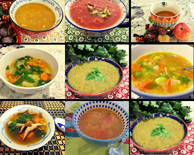 Fall soup collage