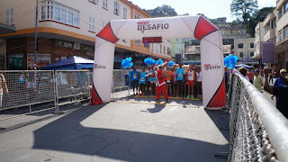 Largada do Desafio Corrida de Rua no Parque Regadas