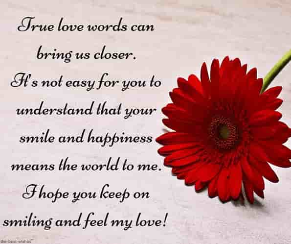 long sweet goodmorning text messages for him with red flower