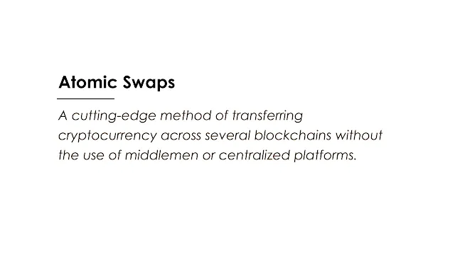 A cutting-edge method of transferring cryptocurrency across several blockchains without the use of middlemen or centralized platforms.