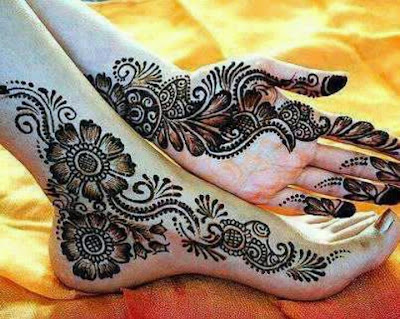 Mehndi Designs 2013 For EID By Falguni Rajpara 2013 Images For Legs Designs 3 Pics HD