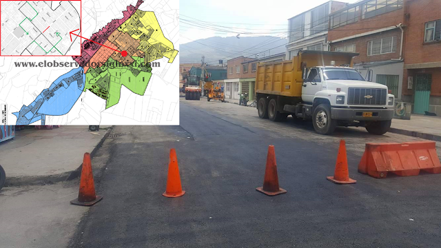 Cierre de calle octava y desvíos en Facatativá por obras de mejoramiento vial