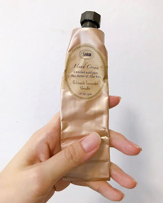 Full review of Sabon Patchouli Lavender Vanilla Hand Cream