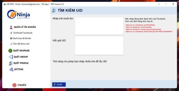 Zalo.fun - Phần mềm quét uid facebook