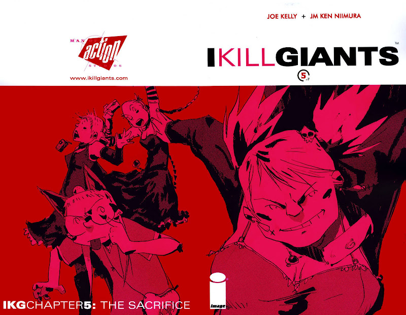 Full cover of chapter 5 of I Kill Giants comic online