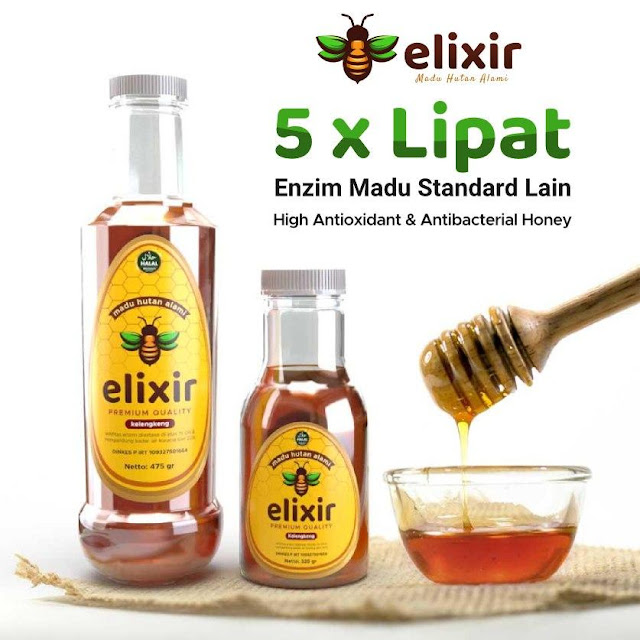 Madu Asli,  Madu Elixir Kelengkeng dan Multifora Tanpa Bahan Campuran