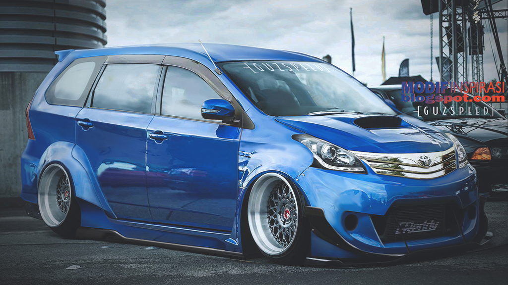  Modifikasi  Toyota  Avanza  Veloz  Rocket Bunny Modifinspirasi