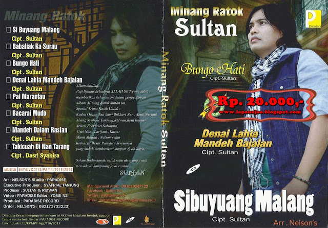 Sultan - Si Buyuang Malang (Album Minang Ratok)