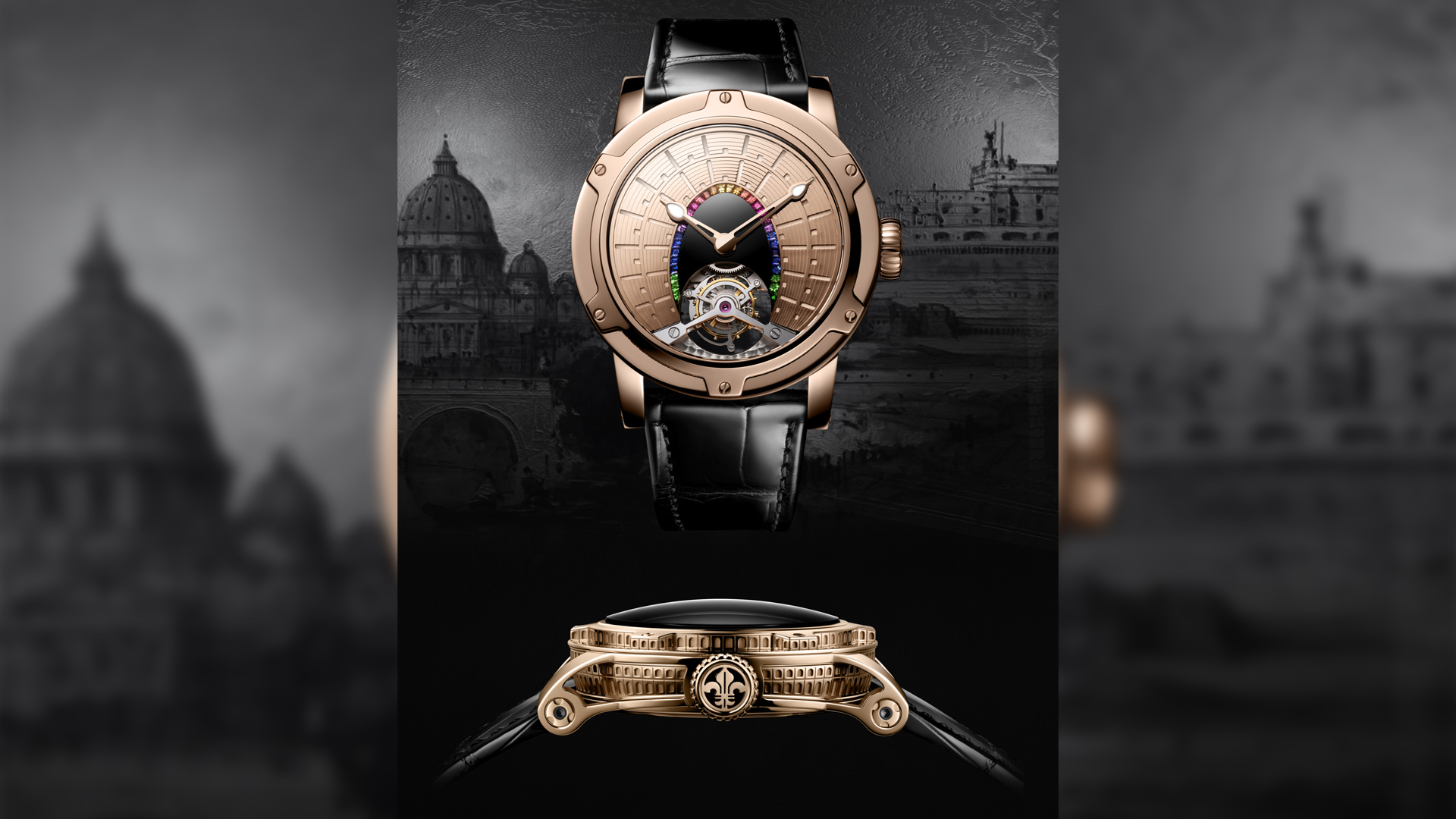 Exquisite watch collection dedicated to eight marvels of the world