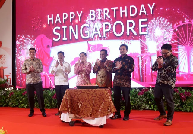 Rudi Menghadiri Malam Resepsi Hari Kebangsaan ke 57 Singapura  