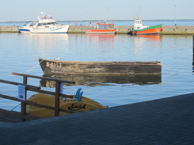 Flat bottomed boat Lithuania