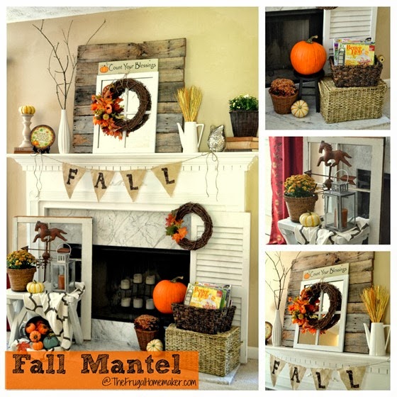 Anyone Can Decorate: Fall Mantle Ideas