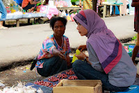 Pedagang Antar Pulau di Pasar Rabu