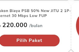 BROSUR TERBARU HARGA PAKET INTERNET INDIHOME 2024