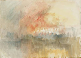 Turner. The Burning of the Houses of Parliament 1834
