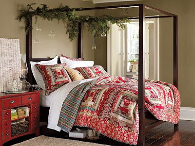 Design bedroom Christmas, Christmas, santa claus, holiday, bedroom