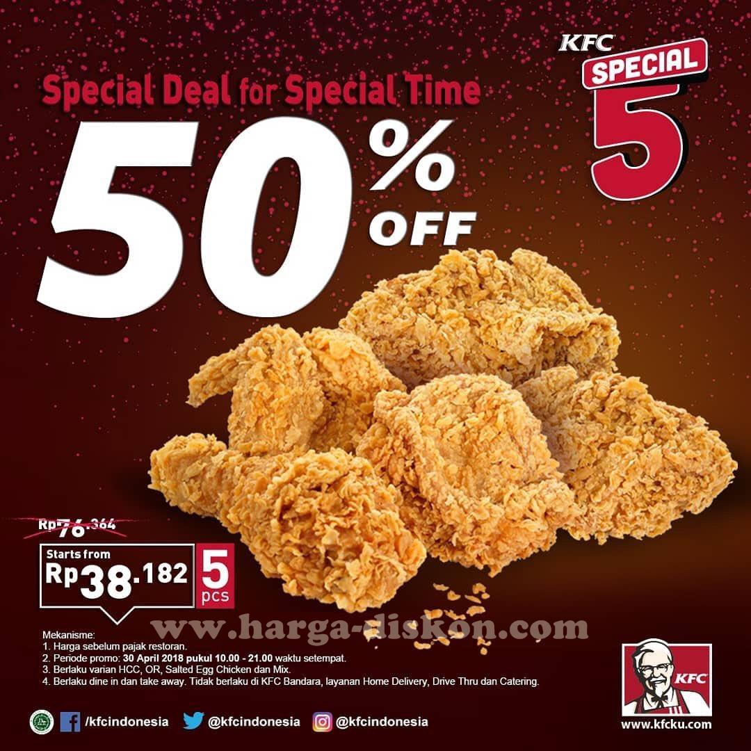 Harga Promo KFC Terbaru