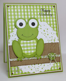 ODBD Gingham Background and Ornate Border Sentiments, Card Designer Angie Crockett