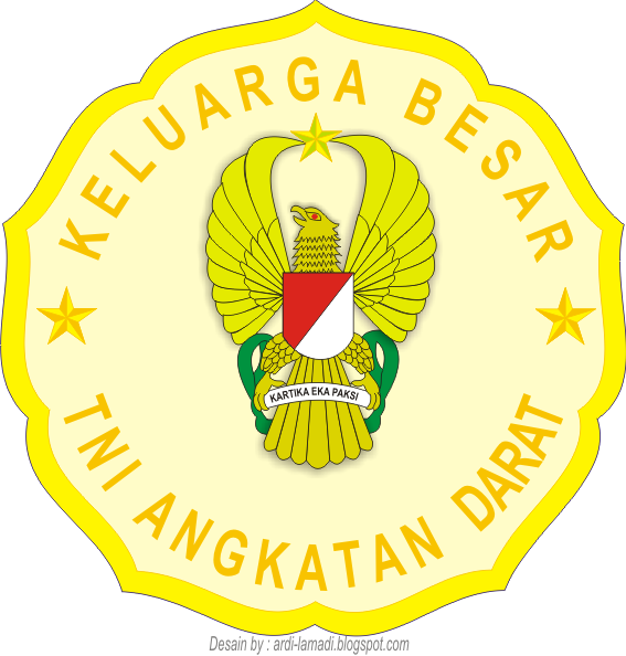  Gambar  Logo  Stiker  TNI Angkatan Darat Indonesia Kumpulan 