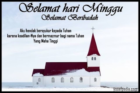 ucapan selamat hari minggu umat katolik