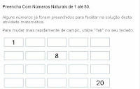 http://www.estudamos.com.br/numeros/numeros-naturais-1-a-50.php