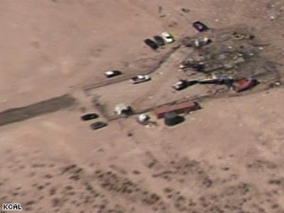 California Mojave Desert Air and Space Port Explosion