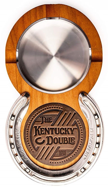 The Walnut, Cherry, Oak Hardwood Cigar Ashtray And Coaster By Kentucky Double 