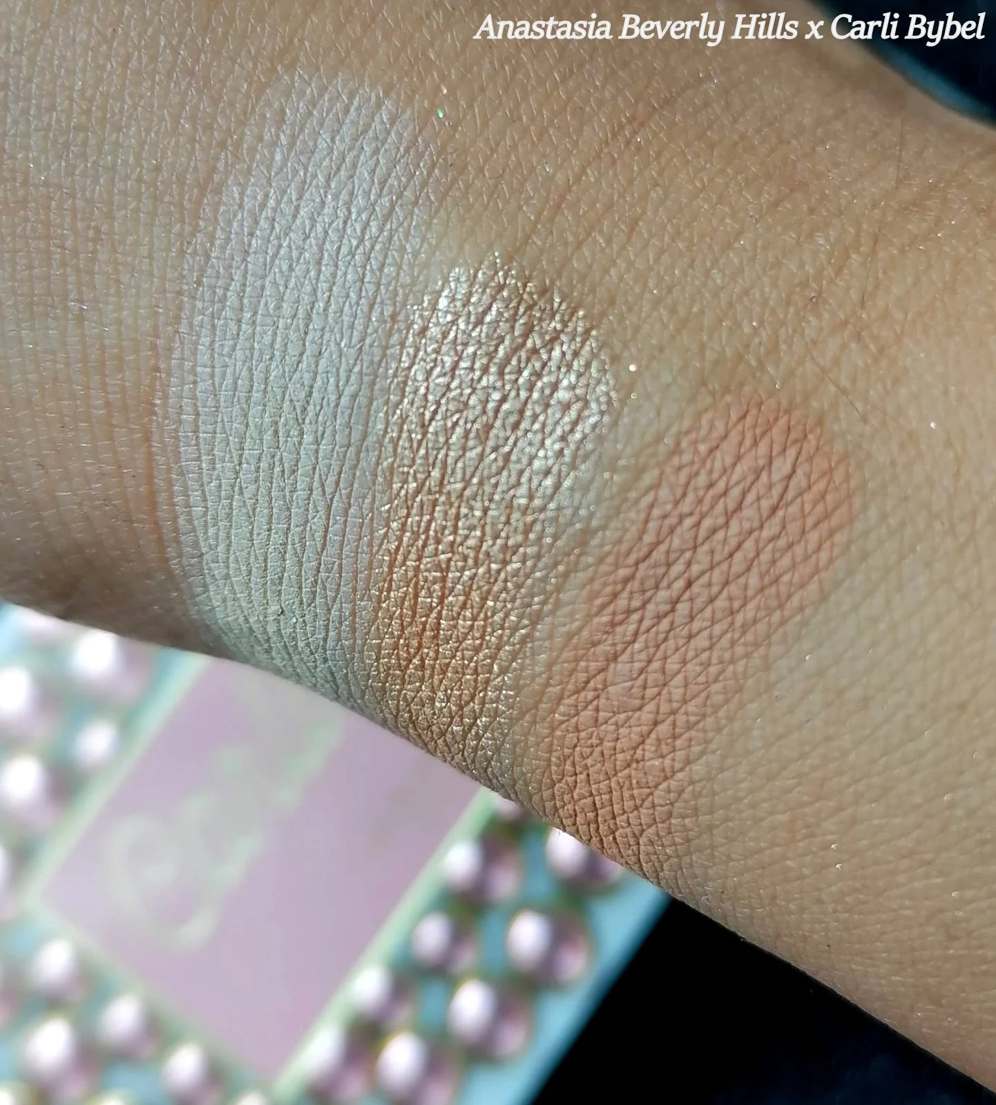 ANASTASIA BEVERLY HILLS X CARLI BYBEL (swatch & make up)