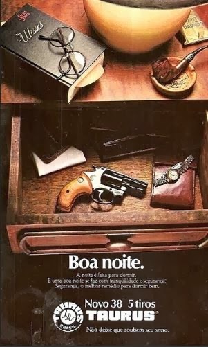 Propaganda do Revolver Taurus nos anos 70
