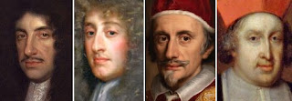 Charles II of England, James II of England, Pope Innocent XI, Philip Howard (cardinal)