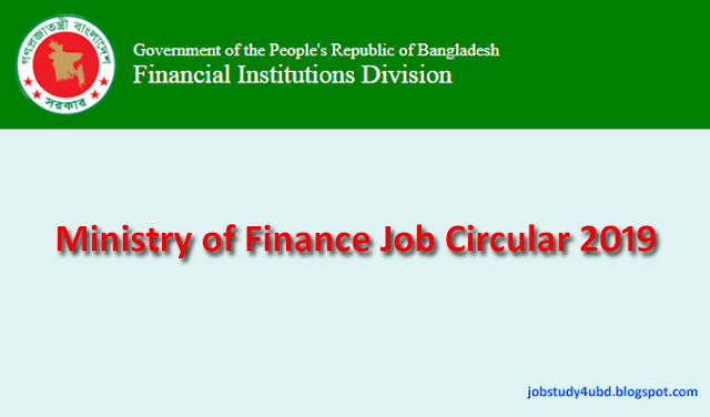 Ministry of Finance Job Circular 2019