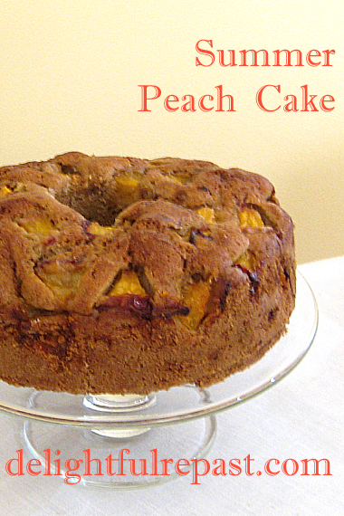 Summer Peach Cake / www.delightfulrepast.com