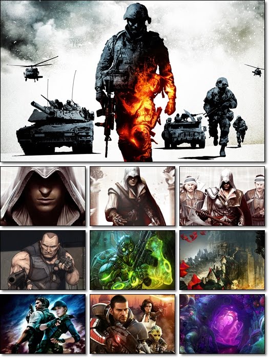 Games CG Collection Wallpapers Pack